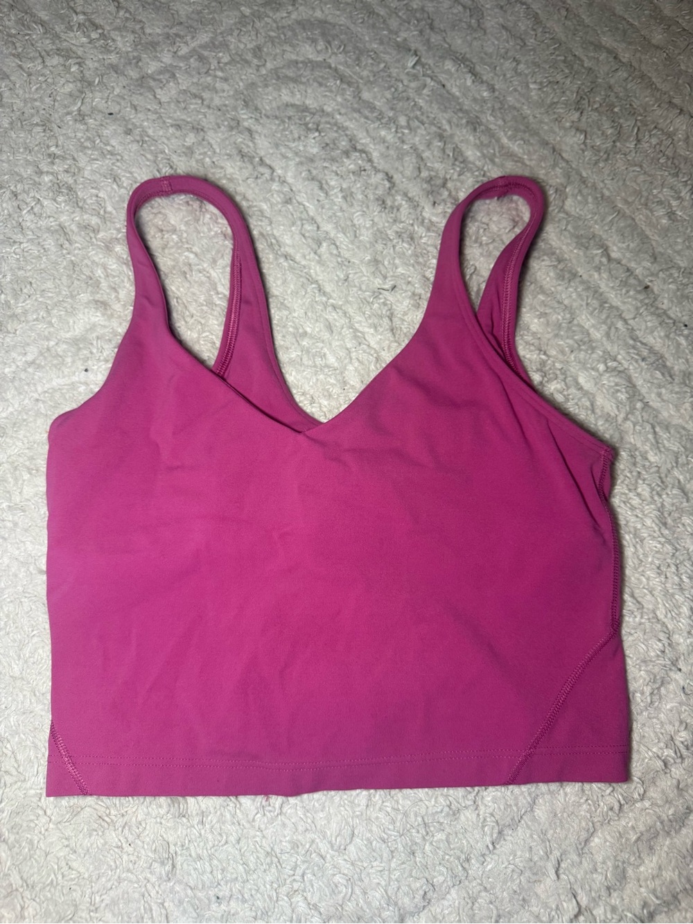 lululemon athletica Pink Align Tank Size 4 Pads Removed